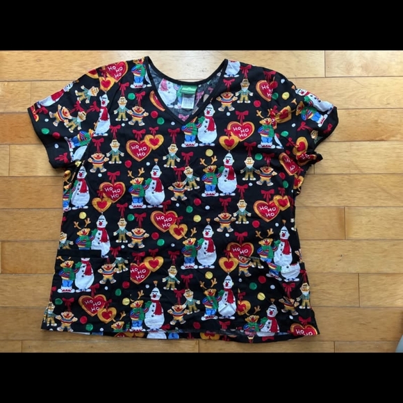 Tops - 2XL SCRUB BERT ERNIE SESAME STREET